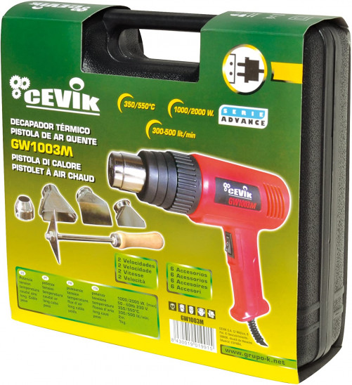 DECAPADOR AIRE CALIENTE CEVIK CE-GW 1014 PRO