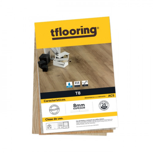 TARIMA LAMINADA T-FLOORING T8